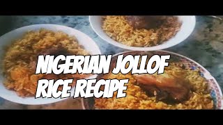 Nigerian Jollof Rice Recipe Quick and Easy Family Meal [upl. by Lefkowitz]