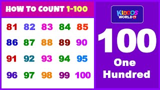 How to Count 1 to100 Chart  Learning Number Counting for Children [upl. by Fiden510]