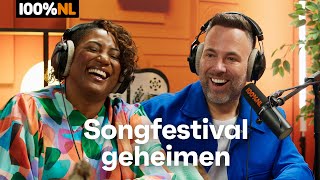 Hoe is het om mee te doen aan het Songfestival SONGFESTIVAL GEHEIMEN 1  100 NL PODCAST [upl. by Rases]