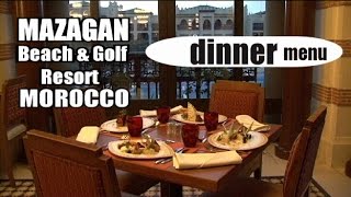 this is the dinner at Mazagan Beach amp Golf Resort Morocco [upl. by Dnomra]