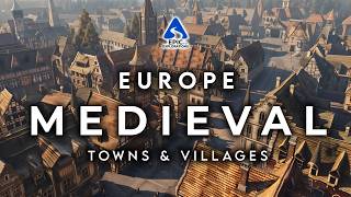 Most Beautiful Medieval Towns and Villages in Europe  4K Travel Guide [upl. by Spevek685]