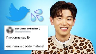 Eric Nam Reads Thirst Tweets [upl. by Aiuqal879]