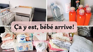 Préparation arrivée bébé 🤱👶🍼 Préparation post partum  Valise de maternité [upl. by Shayla829]