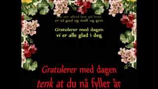 Gratulerer med dagen [upl. by Ahsiret]