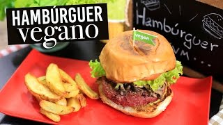 HAMBÚRGUER VEGANO DELICIOSO  BETERRABA E GRÃO DE BICO  Sem glúten  TNM Vegg [upl. by Manvel]