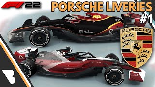 F1 22  PORSCHE LIVERY IDEAS  1 [upl. by Eibloc]