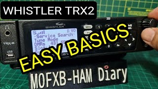 WHISTLER TRX2  BASICS  NO PC REQUIRED [upl. by Drof300]