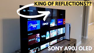 Sony A90J OLED TV Review  The King Of Reflections [upl. by Eissim]