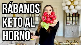 🇪🇸 Rábanos al Horno Mejor que las Papas y Muy Keto [upl. by Tenom756]