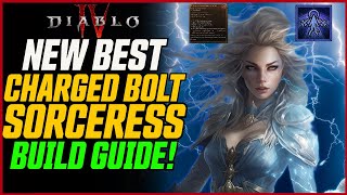 Better Than Ball Lightning  Diablo 4 Shock Blast Sorceress Charged Bolt Build Guide [upl. by Redle150]