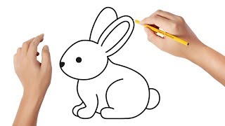 Como desenhar um coelhinho da Páscoa 🐰🐇 [upl. by Nile]