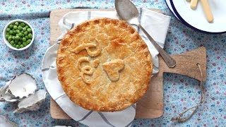 How to crimp a pie crust [upl. by Hamon]