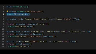 c Linq for Xml in 4 min [upl. by Raynor]