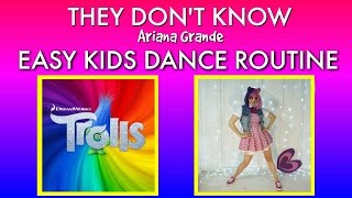 TROLLS  They Dont Know Dance Routine  Easy Kids Choreography [upl. by Lothario]