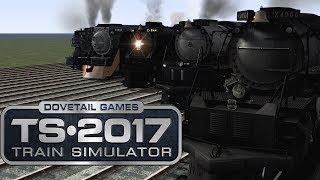 Train Simulator 2017  Mighty American Locomotives RACE [upl. by Royo]