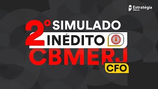 2º Simulado Inédito CFOCBMERJ [upl. by Anrol]