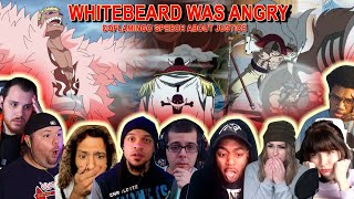 WHITEBEARD WAS ANGRY DOFLAMINGO SPEECH ABOUT JUSTICE  Reaction Mashup One Piece [upl. by Prosser]