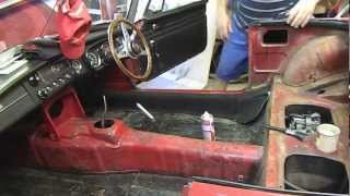 MGB Seat Cover and Carpet Replacement Part 2 Final [upl. by Latnahs]