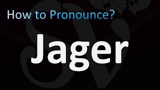 How to Pronounce Jager German [upl. by Jacquetta11]