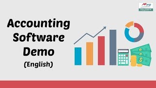 Accounting Software Demo English Marg Erp GST Billing Software 8100 Call 9999999364 [upl. by Saideman488]