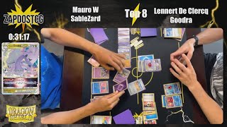 Top 8 Sableye Charizard Lost Box vs Goodra VSTAR  Paldea Evolved Gameplay Pokemon TCG [upl. by Ardnovahs]