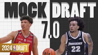 2024 NBA Mock Draft 70  The First Round [upl. by Adiazteb]