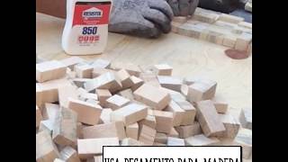 Cómo hacer un cuadro de madera recilcada DIY [upl. by Ihcehcu]