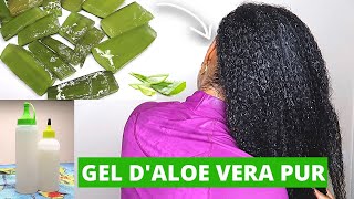 DIY GEL NATIF DALOE VERA BIO POUR DES CHEVEUX MAGNIFIQUES ET UNE PEAU SAINE [upl. by Mcferren]