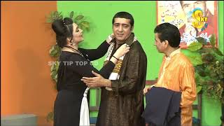 Zafri Khan with Khushboo Amanat Chan and Iftikhar Thakur Drama Pyaari Full Comedy Clip 2019 [upl. by Aysahc]