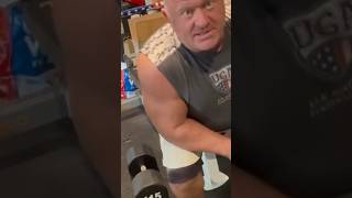 Jerry Cadorette Getting ArmWrestling STRONG 😳workout armwrestler strongman [upl. by Feeney]