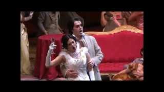 G Verdi La Traviata quotLibiamo ne lieti caliciquot  Alida Berti Leonardo Caimi LIVE 2014 [upl. by Evilc]