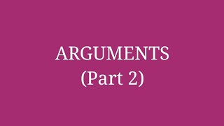 Presentation Of Arguments In Criminal Case [upl. by Eilram988]