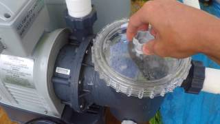 HowTo use Chlorine Tablet and Recirculate Setting on Intex Sand Filter [upl. by Drannek712]