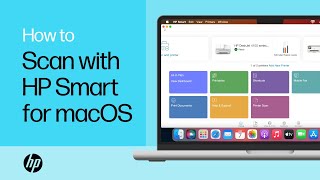 How to scan from an HP printer using HP Smart for macOS  HP printers  HP Support [upl. by Torbert]