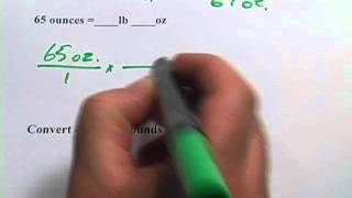 Converting Customary Units of Weight [upl. by Annovaj]