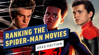 SpiderMan Movies Ranked From Worst to Best Across the SpiderVerse Edition [upl. by Aihsenyt630]