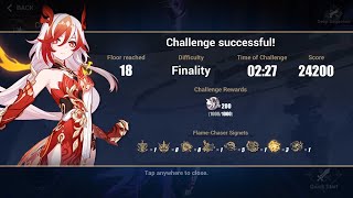 Honkai Impact 3 Elysian Realm Finality Fu Hua Garuda Fenghuang of Vicissitude Basic Full Run [upl. by Corry]