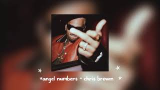 angel numbers  chris brownsped up [upl. by Nutter]