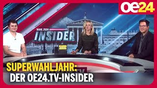 Superwahljahr Der oe24TVInsider mit David HerrmannMeng amp Richard Schmid [upl. by Atsirhc850]