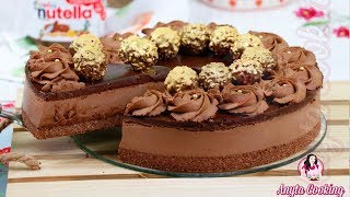 Tort Ferrero Rocher si Nutella fara coacere  Anyta Cooking [upl. by Colon]