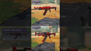 FREE vs Paid AK47 Red Action in CODM💀 [upl. by Adamo]