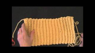 Learn How to Crochet Ribbed Hat Sewing Together  Right Handed [upl. by Cosenza]