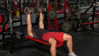 How to Do a Flat Dumbbell Press [upl. by Aihsiyt]