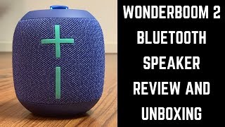 Ultimate Ears Wonderboom 2 Bluetooth Speaker Review and Unboxing [upl. by Wilkison]