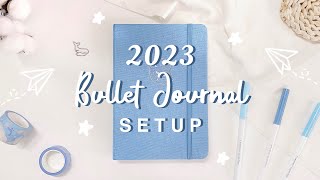 ☁️ my 2023 bullet journal setup [upl. by Areid917]