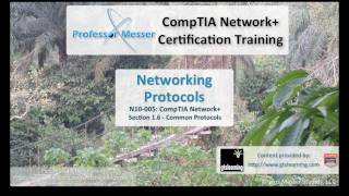 Networking Protocols  CompTIA Network N10005 16 [upl. by Irrek]