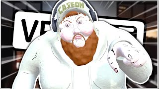 CASEOH BANS PEOPLE IN VRCHAT FT ChrisQuitsReality  VRChat Funny Moments [upl. by Allevon]