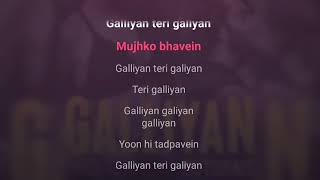 Galliyan Returns  Karaoke [upl. by Ditzel]