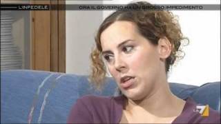 LINFEDELE 130611  Lintervista a Perla Genovesi [upl. by Walworth]