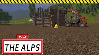 Constructeur de l’extrême  CONSTRUIRE UNE MAISON EN BOIS ET EN PAILLES  Farming simulator 15  ep2 [upl. by Jola]